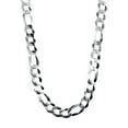 thumbnail image 2 of Silver Chain - Mens White Chain / Figaro Chain, 2 of 7