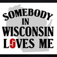 thumbnail image 3 of CafePress - Somebody In Wisconsin - Pullover Hoodie, Classic & Comfortable Hooded Sweatshirt, 3 of 4