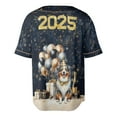 thumbnail image 2 of Happy New Year Australian Shepherd Welcome 2025 Balloon Firework Party All Over Print 3D Baseball Shirt Aussie Dog Lover Gifts Softball Sport - 01014, 2 of 6