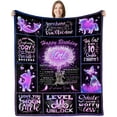 thumbnail image 1 of LHSHID Gifts for 10 Year Old Girl 10 Year Old Girl Gift Ideas 10th Birthday Gifts for Girls Birthday Gifts for 10 Year Old Girl 10th Birthday Decorations for Girls Throw Blanket 30"x40", 1 of 6
