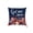 B, variant on 2 Pack 18x18 Inch Patriotic Throw Pillow Covers, Happy July 4th God Bless America Pillow Cases, Independence Day Decor, Cotton Linen Invisible Zipper, Red White Blue