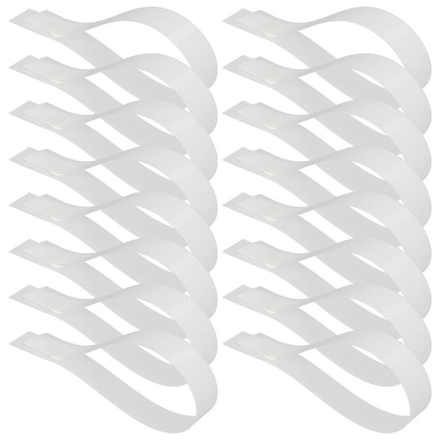 KAKOWELY 20 Pcs Sangles de Fixation pour Tambour Professionnel, 9.84x"X0.55"X0.04 Pouces