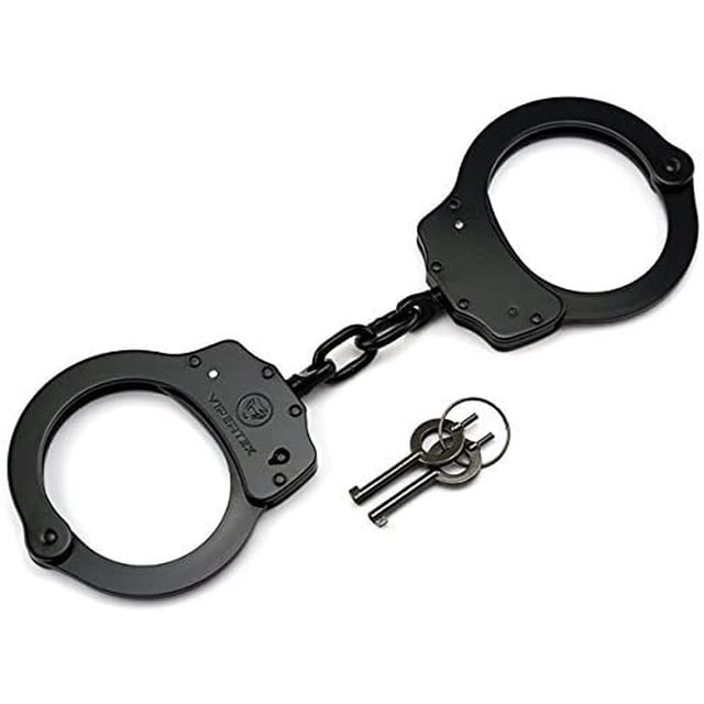 Esposas grilletes candados de mano para uso profesionales Dragon Fire Powder Coat BLK ajustables