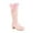 Pink, variant on Bmisegm Thick High Heel Sweet Tall Women's Boots Plush Cotton Boots Warm Snow Boots Shoes Boots for Women White 9