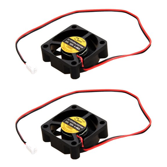 2X 30mm x 30mm x 10mm 3010S 12V 0.06A Brushless DC Cooling Fan