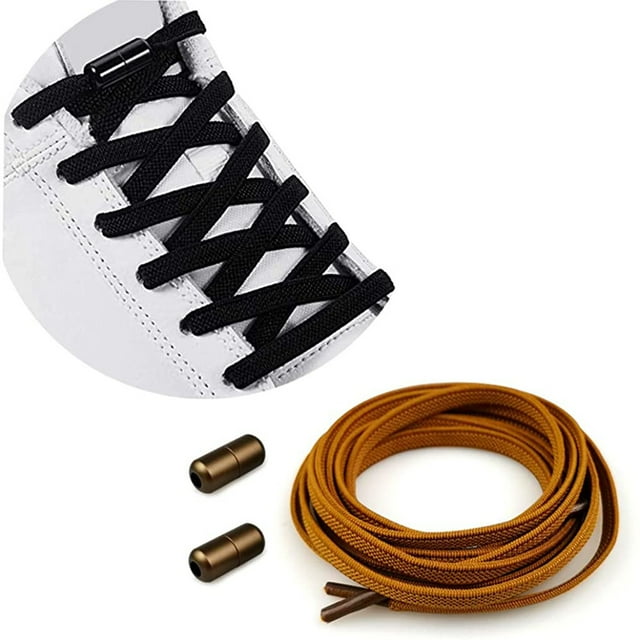 DPTALR Elastic Universal Shoelaces Without Tying With Metal Closure