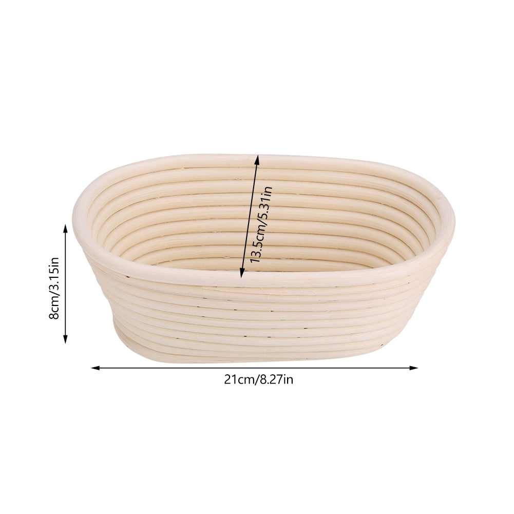Rdeghly Cane Proofing Basket, Proofing Basket,Handmade Unbleached