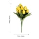 thumbnail image 3 of KAKOWELY 1 precioso ramo de tulipanes decorativo de simulación para el hogar., 3 of 4