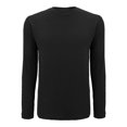 thumbnail image 1 of Playera George Talla CH Cuello Redondo Manga Larga Lisa Negra, 1 of 4