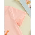 thumbnail image 6 of Kids Girls and Boys Summer T-Shirt Cartoon Cat Print Short Sleeve Round Neck Graphic Tops, 6 of 8