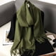 thumbnail image 3 of New 62 Color Winter Scarf For Women Long Warm Cashmere Scarves Hijab Solid Lady Shawl Wrap Female Pashmina Bandana Head Scarfs, 3 of 5