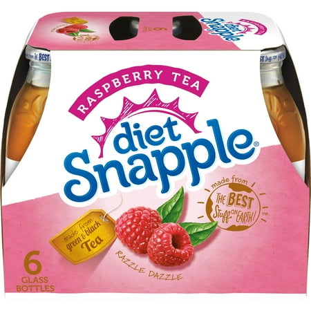 UPC 076183263686 product image for Diet Snapple Raspberry Tea, 16 Fl. Oz., 6 Count | upcitemdb.com