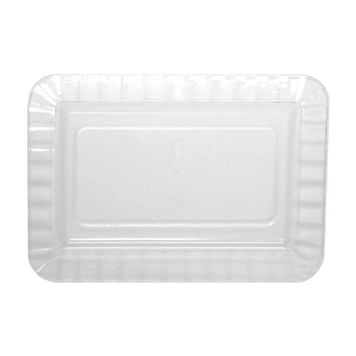 Party Essentials Deluxe Quality Hard Plastic 5 x 7Inch Rectangular