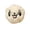 White, variant on Dog Toy Ball Plush Bouncing Tennis Ball with Squeaky Sound, High Elastic Chew Toy for Small Medium Dogs, Interactive Toy, Easter Gifts for Pets, Blue