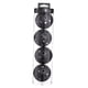 thumbnail image 4 of Paquete de 4 bolas de pepinillo de 74 mm, 40 agujeros, bolas de pepinillo para juegos de torneos al aire libre Negro, 4 of 8