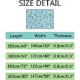 thumbnail image 3 of FREEAM Soft Rug Large Area Rugs, Teal Dog Paw Prints Comfortable Indoor Carpet, Baby Play Mat for Living Room Bedroom Nursery Home Decor Floor Mat 63x48inch, 3 of 6