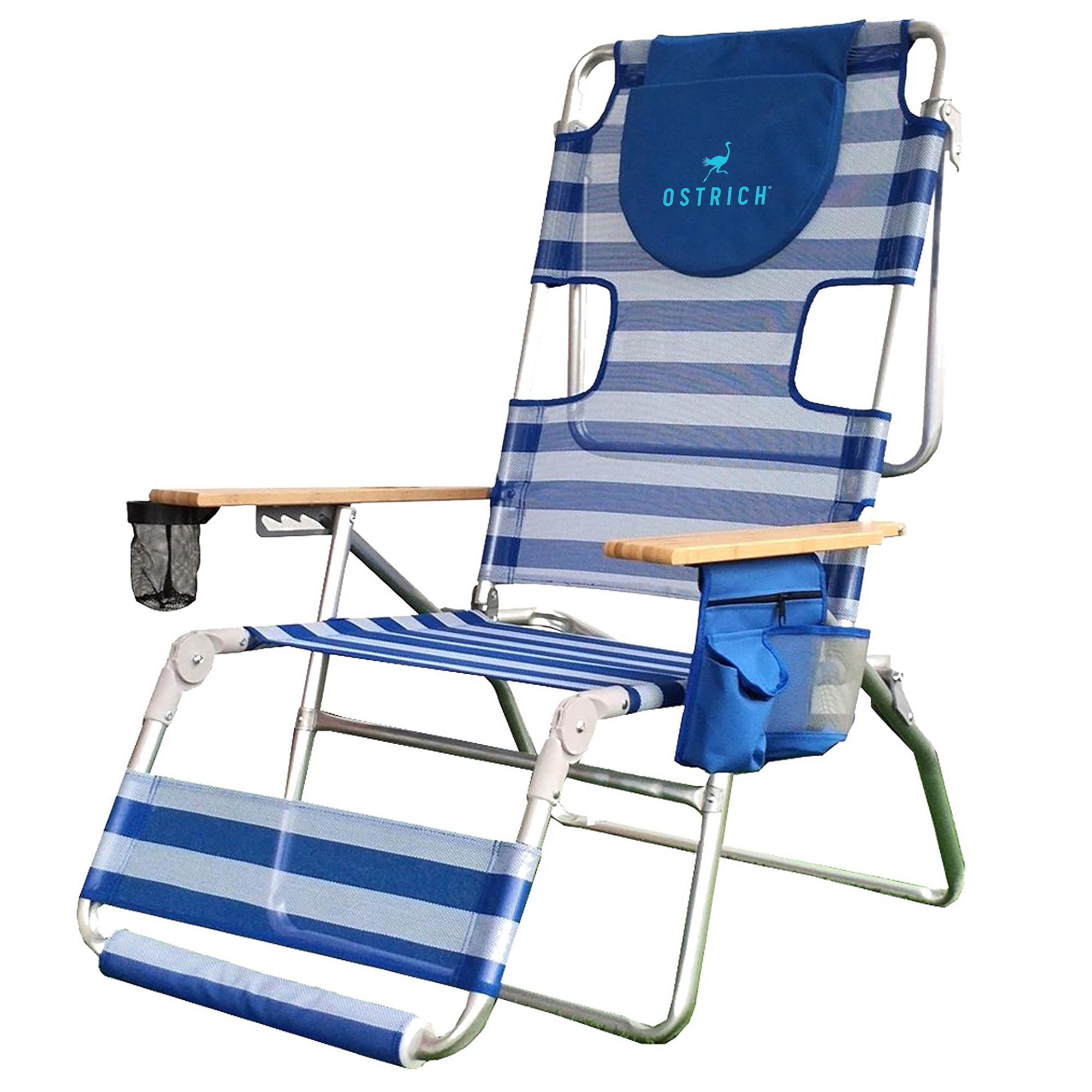 High beach chair with footrest hotsell