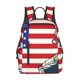 thumbnail image 1 of Balery American Astronaut Runs Forward Mochila ligera para hombre y mujer: duradera e impermeable, ideal para la escuela, el trabajo, viajes y uso diario., 1 of 7