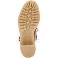 thumbnail image 4 of DOLCE VITA Womens Beige Pull Tab Lug Sole Celida Round Toe Block Heel Lace-Up Leather Hiking Boots 10 M, 4 of 4