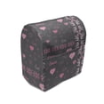 thumbnail image 1 of Pink and Grey Stand Mixer Cover, Spring Butterflies Flower Leaves Inspiration Season Concept Print, Kitchen Appliance Organizer Bag Cover with Pockets, 5 Quarts, Charcoal Grey Pink, by Ambesonne, 1 of 4