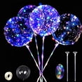 thumbnail image 2 of 10PCS Globos con luz LED, globos transparentes de burbujas de 20 pulgadas con palos Globos Klkarovin Klkarovin, 2 of 2
