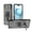 Black, variant on Military Grade Protective Case for iPhone Air, Heavy Duty Phone Cover with 360 Degree Metal Ring Holder and Kickstand, Shockproof Bumper Hybrid Case for Women and Men, Green