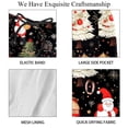thumbnail image 4 of luoweisi Men's Beach Shorts Quick Dry Swim Trunks with Mesh Lining Christmas Tree XL, 4 of 5