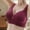 Red, variant on Women Fashion Casual Breathable Tube Top Bra Underwear Without Steel Ring Gathering And Adjusting Bro Sports Bra Low Support Neck Bra Pads for Sports Bras Bras for Women Padded Women's Push up Bra