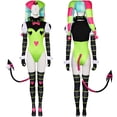 thumbnail image 3 of Disfraz de fantasía de Fizzarolli para mujer adulta, mono, guantes, sombrero, ropa de fiesta de carnaval y Halloween, 3 of 5