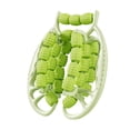 thumbnail image 2 of Herramienta de abrazadera de abrazadera de piernas circulares de de rodillos musculares portátiles portátiles de mano para viajar a mano Verde, 2 of 8