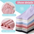 thumbnail image 3 of 9 Pairs Girls Kids Ruffle Socks Uniform School Dress Frilly Cotton Crew Socks, 3 of 6
