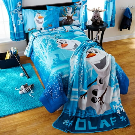 disney frozen olaf 'build a snowman' twin/full bedding comforter disney frozen olaf 'build a snowman' twin/full bedding comforter