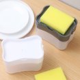 thumbnail image 2 of LCXmlly Detergent Dispenser Automatic Dish Brush Dispenser: Wide Mouth Quick Foaming Liquid Filling Push Type Kitchen Tool, 2 of 6
