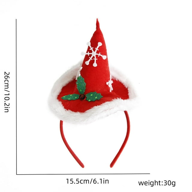 Diadema decorativa navideña, tocado para niños, suministros para fiestas de adultos, diadema navideña, decoraciones de moda