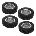 thumbnail image 1 of RC Car Wheel Tire, 4PCS Plastic Easy To Install Original Bump Surface RC Toy Car Wheels  for Replacement, 1 of 7
