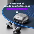 thumbnail image 2 of Auriculares in ear gamer inalámbricos Transformers Bluetooth TF-T06 plateado con luz LED, 2 of 6