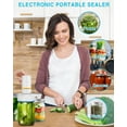 thumbnail image 3 of Electric Mason Jar Vacuum Sealer Set Wide & Regular For Food Saver Sealers Kit, 3 of 6