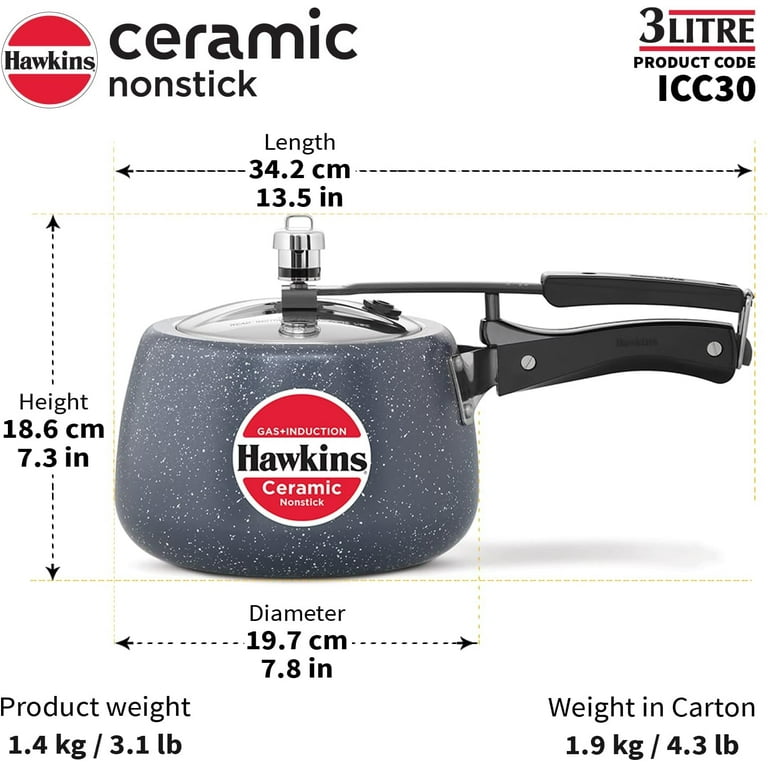 Hawkins ceramic pressure cooker hotsell