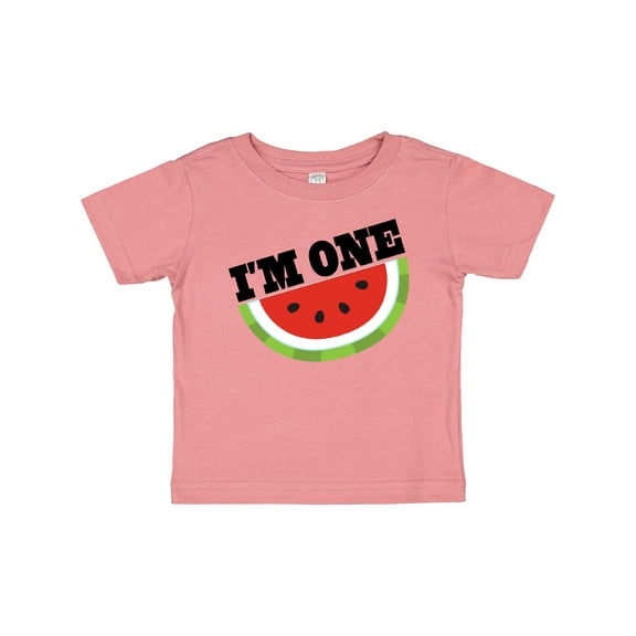 Inktastic I'm One 1st Birthday Watermelon Boys or Girls Baby T-Shirt