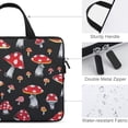 thumbnail image 3 of AWERP Mushrooms Polka Dots Laptop Bag Diving Fabric Tablet Cover Neoprene Computer Protective Handle Case 15inch, 3 of 5