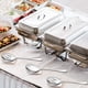 thumbnail image 5 of Ounissouiy Juego de cucharas para servir de acero inoxidable, idea de regalo para cualquier ocasión, fácil de limpiar, versátil y seguro Cocina y Comedor Oro, 5 of 6