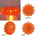 thumbnail image 3 of Lámpara De Advertencia Paquete de 3 luces de bengalas LED Luces de carretera magnéticas Disco de emergencia intermitente Sywqhk Accesorios para autos y motos, 3 of 7