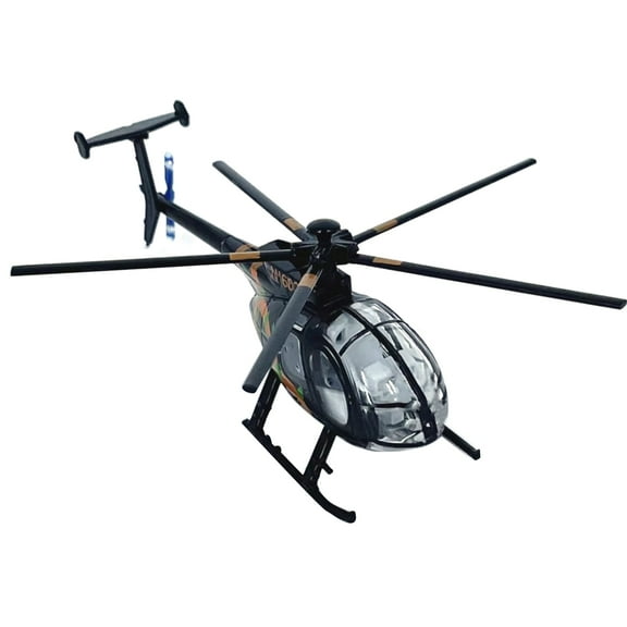 7.4cm Diecast Alloy 1/100 Scale USA Bird MD500 Helicopter Finished Model Toy Gift TAPDRA Spare Part