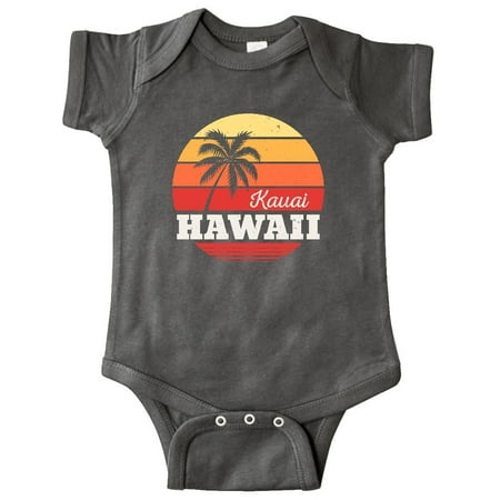 

Inktastic Kauai Hawaii Retro Sunset Gift Baby Boy or Baby Girl Bodysuit