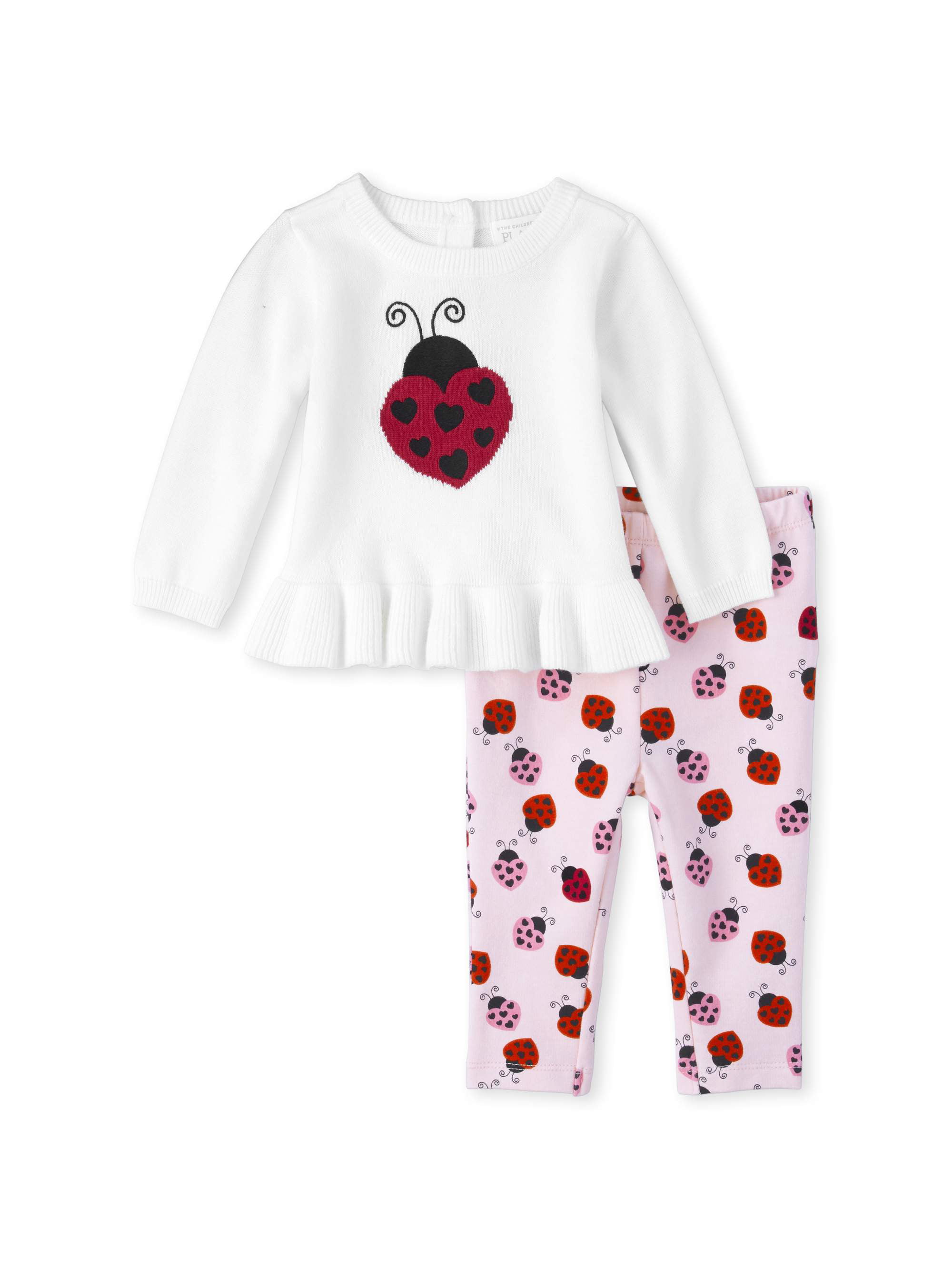 The Children's Place Girls Long Sleeve Graphic Pajama Set 