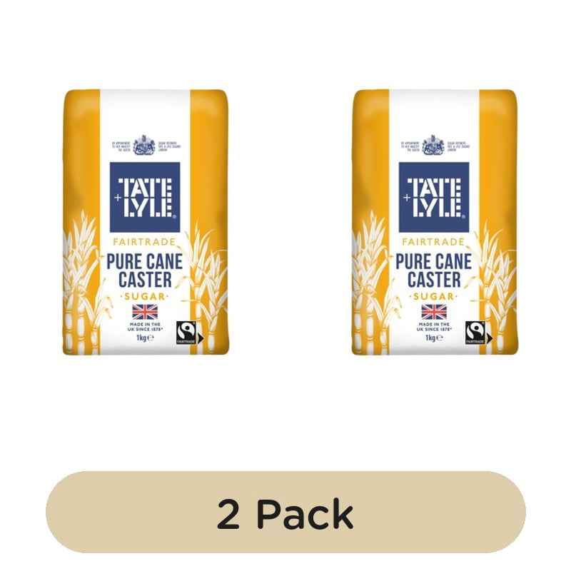 Tate & Lyle Fairtrade Caster Sugar 1kg, British Import (Pack of 2)
