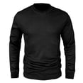thumbnail image 4 of VJATTWR Mens Neck Thermal Undershirts Slim Fit Wicking Long Sleeve T Shirts Comfy Lightweight Solid Workout Tops for Men S, 4 of 8