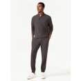 thumbnail image 2 of Free Assembly Men's Jacquard Rib Shawl Collar Pullover, 2 of 6