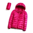 thumbnail image 3 of Women Casual Hooded Down Alternative Puffer Jacket Warm Light Bubble Coat Ladies Winter Short Crop Jacket Outwear, 3 of 3