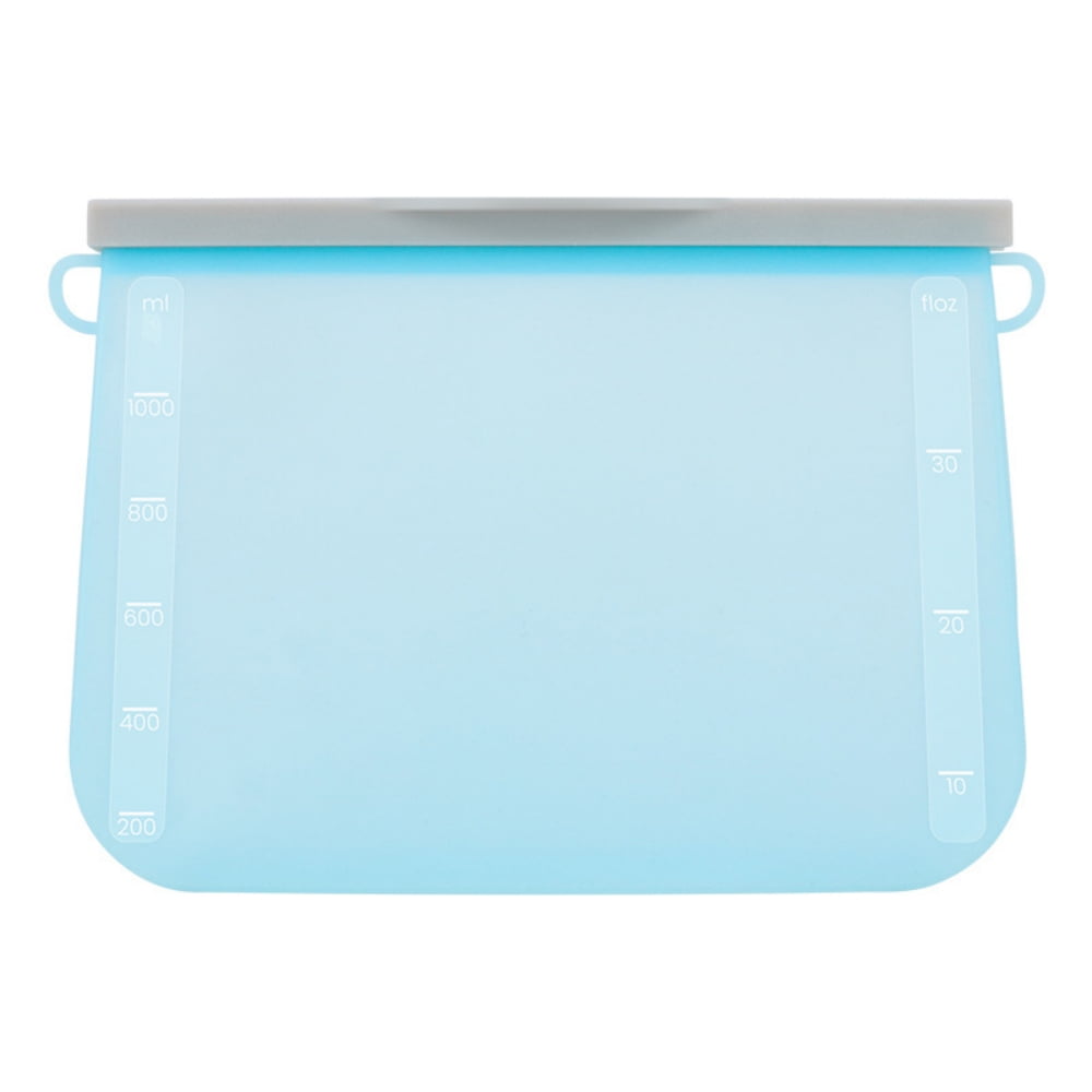 Lankey Silicone Food Storage Bags Reusable Ziplock Baggies Leakproof
